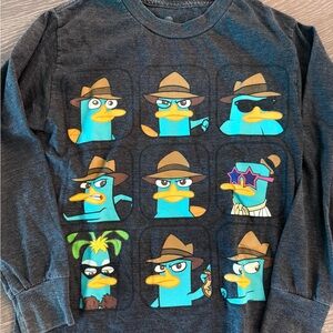 Disney Phineas and Ferb Charcoal Tee